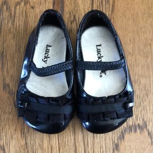Baby girl black dress shoes size 3